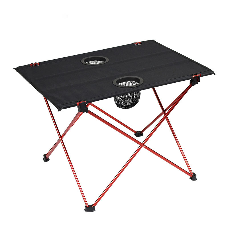 Opvouwbare campingtafel met bekerhouder